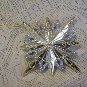 Vintage Star Ornament /Seasonal Christmas /Holiday Accent